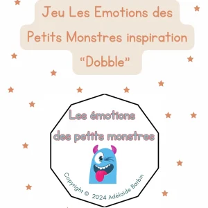Jeu Les Emotions des Petits Monstres inspiration “Dobble”